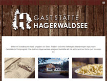 Tablet Screenshot of hagerwaldsee.de